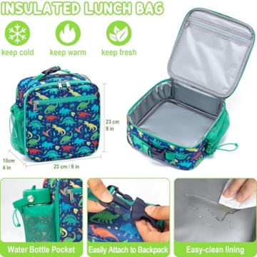 Fimibuke Bento Lunch Box Set for Kids and Adults