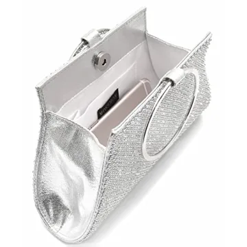 MOSSMON Crystal Clutch Elegant Evening Bag for Women