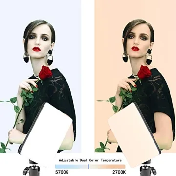 LED Bi-Color Video Light - Perfect for Photography & Streaming