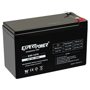 ExpertPower 12V 7Ah Reliable Rechargeable Battery for Home and Outdoors