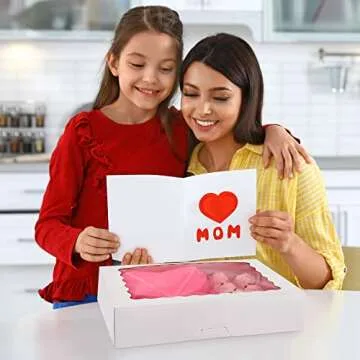 Tcoivs 30-Pack Bakery Boxes with Window for Treats