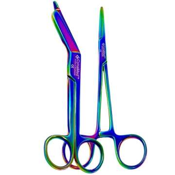Cynamed Multi-Color Titanium Rainbow Set for Medical Use