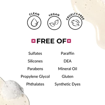 LUS Brands Shampoo for Curly Hair 8.5 oz - Moisturizing & Gentle