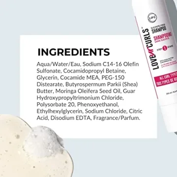 LUS Brands Shampoo for Curly Hair 8.5 oz - Moisturizing & Gentle