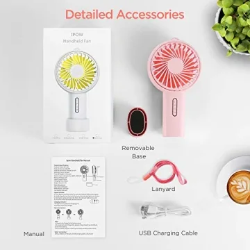 Portable IPOW Mini Handheld Fan with 3 Speeds