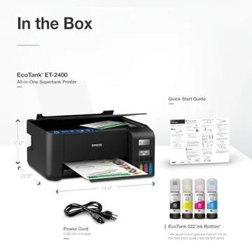 Epson EcoTank ET-2400 Wireless Printer for Home