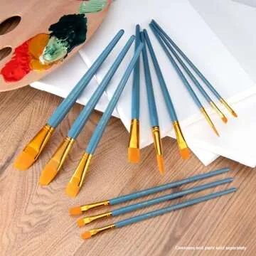 Royal Brush Manufacturing Royal and Langnickel Zip N' Close 12-Piece Brush Set in Vinyl Pouch