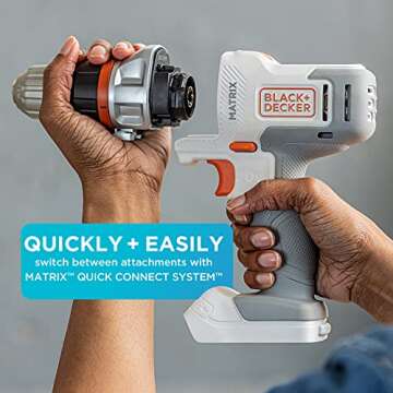 BLACK+DECKER 20V MAX Matrix Drill/Driver Kit - Versatile & Efficient