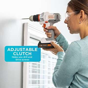 BLACK+DECKER 20V MAX Matrix Drill/Driver Kit - Versatile & Efficient