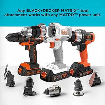 BLACK+DECKER 20V MAX Matrix Drill/Driver Kit - Versatile & Efficient