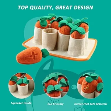 MEIJIEM Snuffle Mat for Dogs Interactive Puzzle Toy