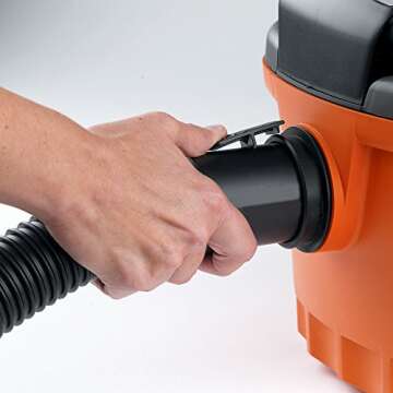 RIDGID Wet Dry Vacuum Cleaner VAC4000 - Powerful 5.0 HP, Portable 4-Gallon Vacuum