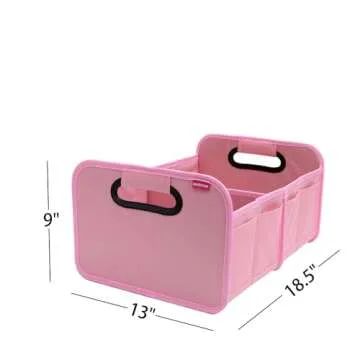 austoces Car Trunk Organizer and Storage Bin Small Essentials Collapsible Organization Accessories f...