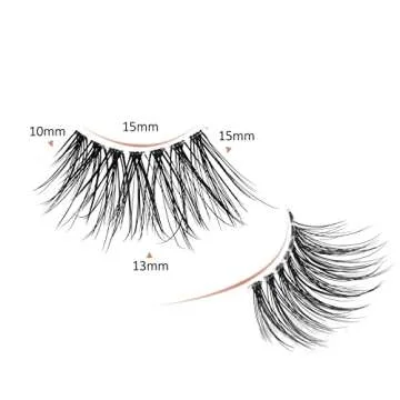 Onlyall Half Eyelashes - Natural, Lightweight, Reusable Lashes