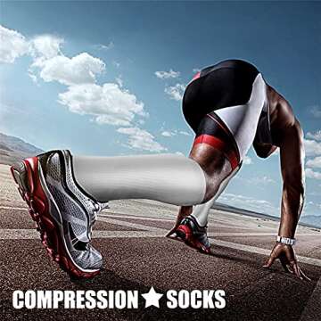 High-Performance Compression Socks for All Activities