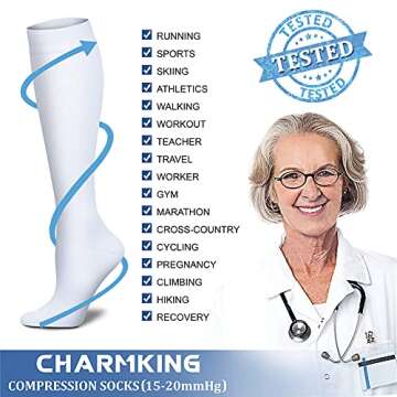 High-Performance Compression Socks for All Activities