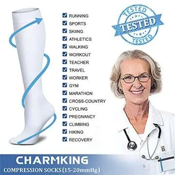 High-Performance Compression Socks for All Activities