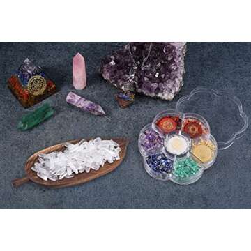 Top Plaza 0.44lb Clear Quartz Crystal Bulk Irregular Shape Rough Crystal Stones Points 0.39-1.18'' Raw Natural Gemstones for Meditation Yoga Reiki Balancing