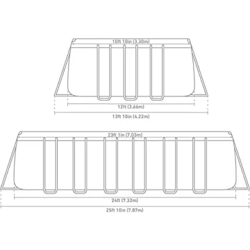 Intex Ultra XTR 24ft x 12ft Above Ground Pool Set