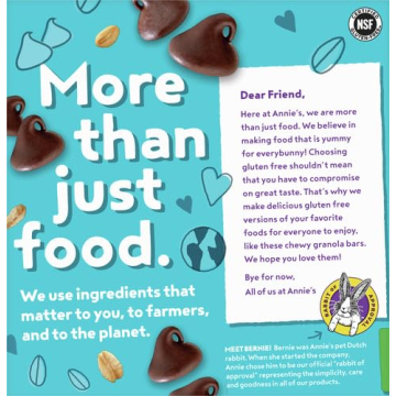 Annie's Gluten Free Chewy Granola Bars with Chocolate Chips