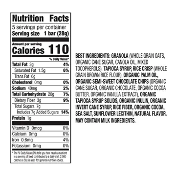 Annie's Gluten Free Chewy Granola Bars with Chocolate Chips