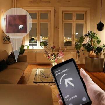 BULLCAPTAIN Slim Leather Wallet with AirTag Holder