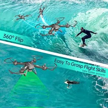 GPS Drone with 4K Camera for Beginners and Adults