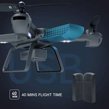 GPS Drone with 4K Camera for Beginners and Adults