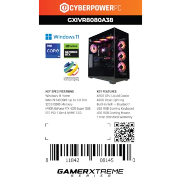 CyberPowerPC Gamer Xtreme i9 Gaming PC - VR Ready