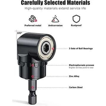 Preocol 105° Right Angle Driver for Tight Spaces