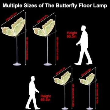 ZLPOWER Wedding Butterfly Floor Lamp – Elevate Your Event's Atmosphere