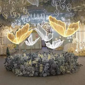 ZLPOWER Butterfly Floor Lamp for Romantic Weddings & Events