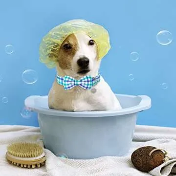 Stylish Bow Tie Dog Collar for Small Dogs - Adjustable and Durable