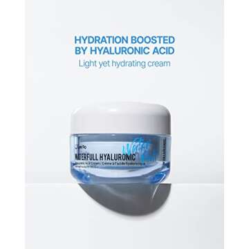 JUMISO Waterfull Hyaluronic Cream 1.69 fl.oz. / 50ml | Face Moisturizer, Hyaluronic Acid Cream for A...