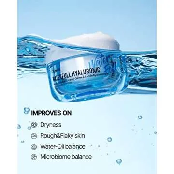 JUMISO Waterfull Hyaluronic Cream 1.69 fl.oz. / 50ml | Face Moisturizer, Hyaluronic Acid Cream for All Skin Types, Daily Deep Hydration, Mother's Day, Gift