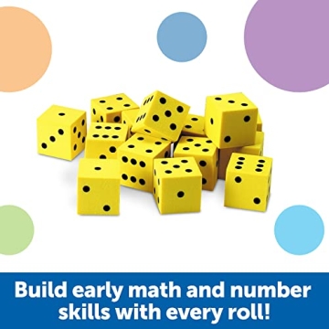 Learning Resources 200 Soft Dot Dice for Classroom Fun