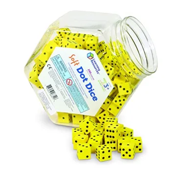 Learning Resources 200 Soft Dot Dice for Classroom Fun