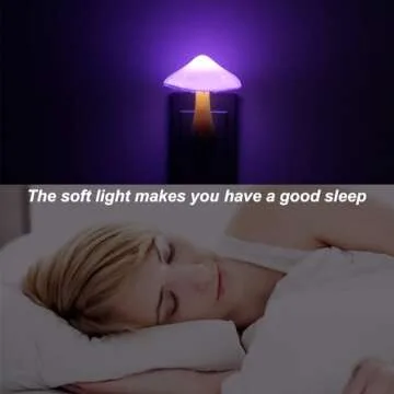 Cattosso Sensor LED Mushroom Night Light Plug in Mushroom Lamp 7 Color Changing Mushroom LED Light Night Lights for Kids Adults NightLight for Bedroom,Bathroom,Toilet,Hallway,Stairs,Kitchen，Nursery