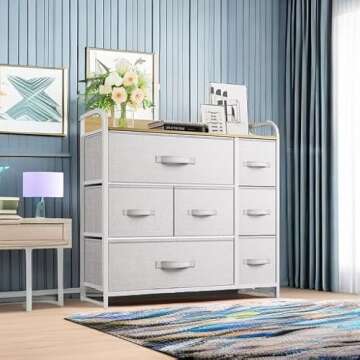 YITAHOME 7 Drawer Dresser for Stylish Storage Solutions