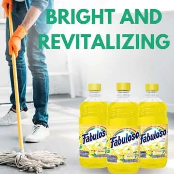 Fabuloso All Purpose Cleaner - Lemon Scented Multi-Purpose Cleaners (Pack of 3)