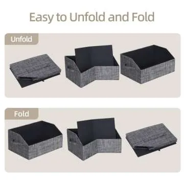 ORGMASTER Closet Organizer Bins for Stylish Storage Solutions