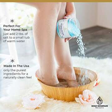 Glacier Cooling Foot Soak with Tea Tree & Peppermint
