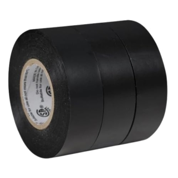 Duck Brand Professional Electrical Tape, 3-Pack of 50 Feet Rolls