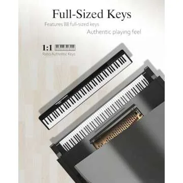 Longeye 88-Key Digital Piano for Beginners with Accessories