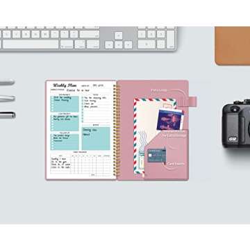 Undated Weekly Planner for Goals and Tasks