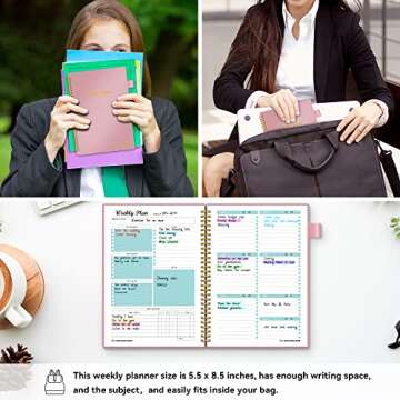 Undated Weekly Planner for Goals and Tasks