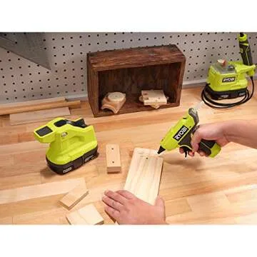 Ryobi Cordless Mini Glue Gun for Easy Crafts
