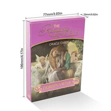 Gayrrnel Tarot Cards Set, 44 Lovers Romance Oracle Cards - Rare Doreen Virtue Angel Oracle Cards, Ideal for Learning, Daily Readings, Healing