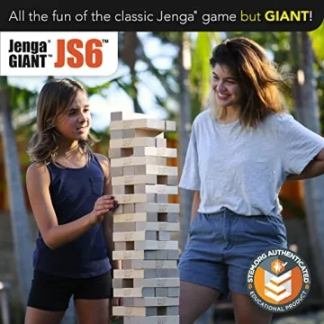 Jenga Giant - Oversized Fun Stacks Over 4 Feet