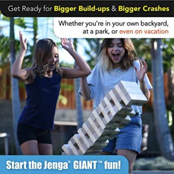 Jenga Giant - Oversized Fun Stacks Over 4 Feet